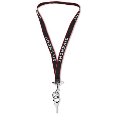 givenchy obsedia key-ring lanyard zip|Givenchy Obsedia Lanyard Black & Red .